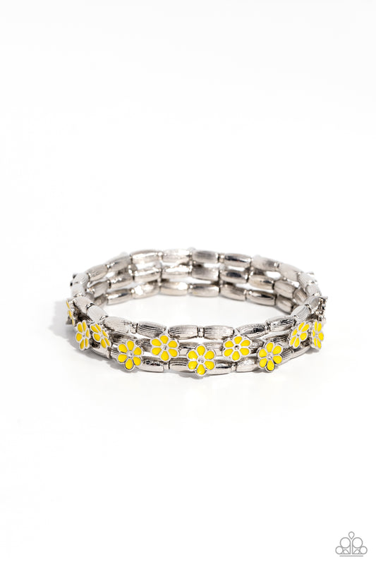 Scattered Springtime - Yellow Bracelet