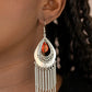 Scattered Storms - Red Earring