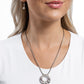 Scintillating Spiral - Purple Necklace