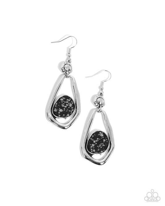 Scouting Spirals - Black Earring