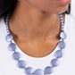 Scratched Showtime - Blue Necklace