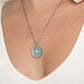 Sea Turtle Shimmer - Blue Necklace