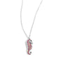 Seahorse Sailor - Pink Necklace