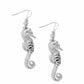 Seahorse Sheen - Silver Earring