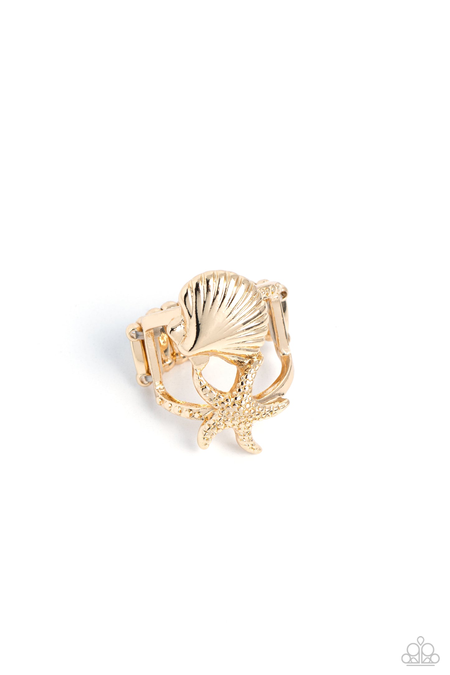 Seashell Showcase - Gold Ring