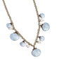 Seashell Sophistication - Brass Necklace