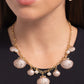 Seashell Sophistication - Brown Necklace