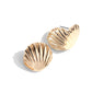 Seashell Surprise - Gold Earring