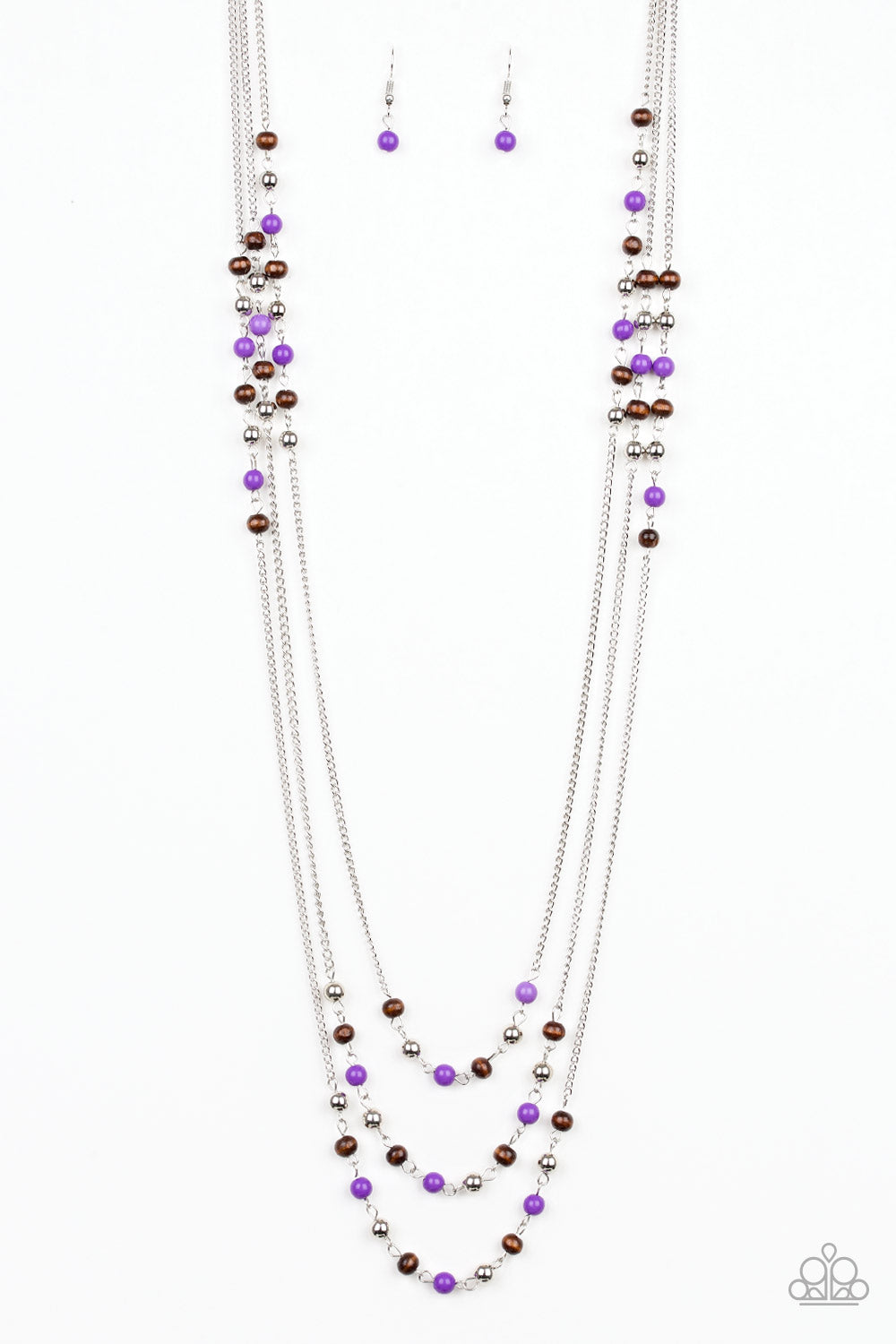 Seasonal Sensation - Purple Necklace