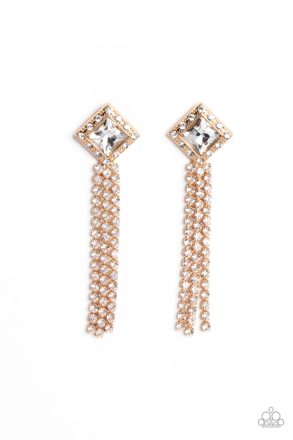 Seasonal Sparkle - Gold Earring