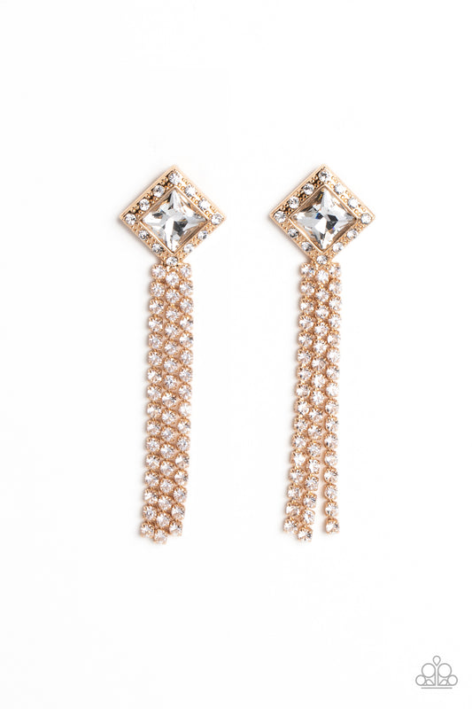 Seasonal Sparkle - Gold Earring