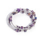 Seed Bead Scene - Purple Bracelet