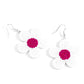 Seed Bead Vibrancy - White Earring