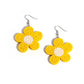 Seed Bead Vibrancy - Yellow Earring