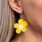 Seed Bead Vibrancy - Yellow Earring