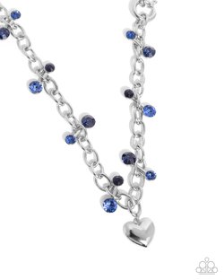 Seesaw Statement - Blue Necklace and Seesaw Shimmer - Blue Bracelet - Complete Look