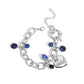 Seesaw Statement - Blue Necklace and Seesaw Shimmer - Blue Bracelet - Complete Look