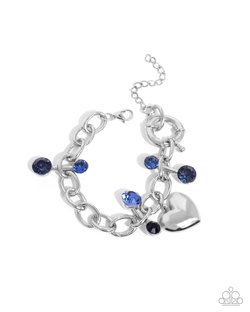 Seesaw Statement - Blue Necklace and Seesaw Shimmer - Blue Bracelet - Complete Look