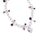Seesaw Statement - Purple Necklace and Seesaw Shimmer - Purple Bracelet - Complete Look