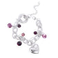 Seesaw Statement - Purple Necklace and Seesaw Shimmer - Purple Bracelet - Complete Look