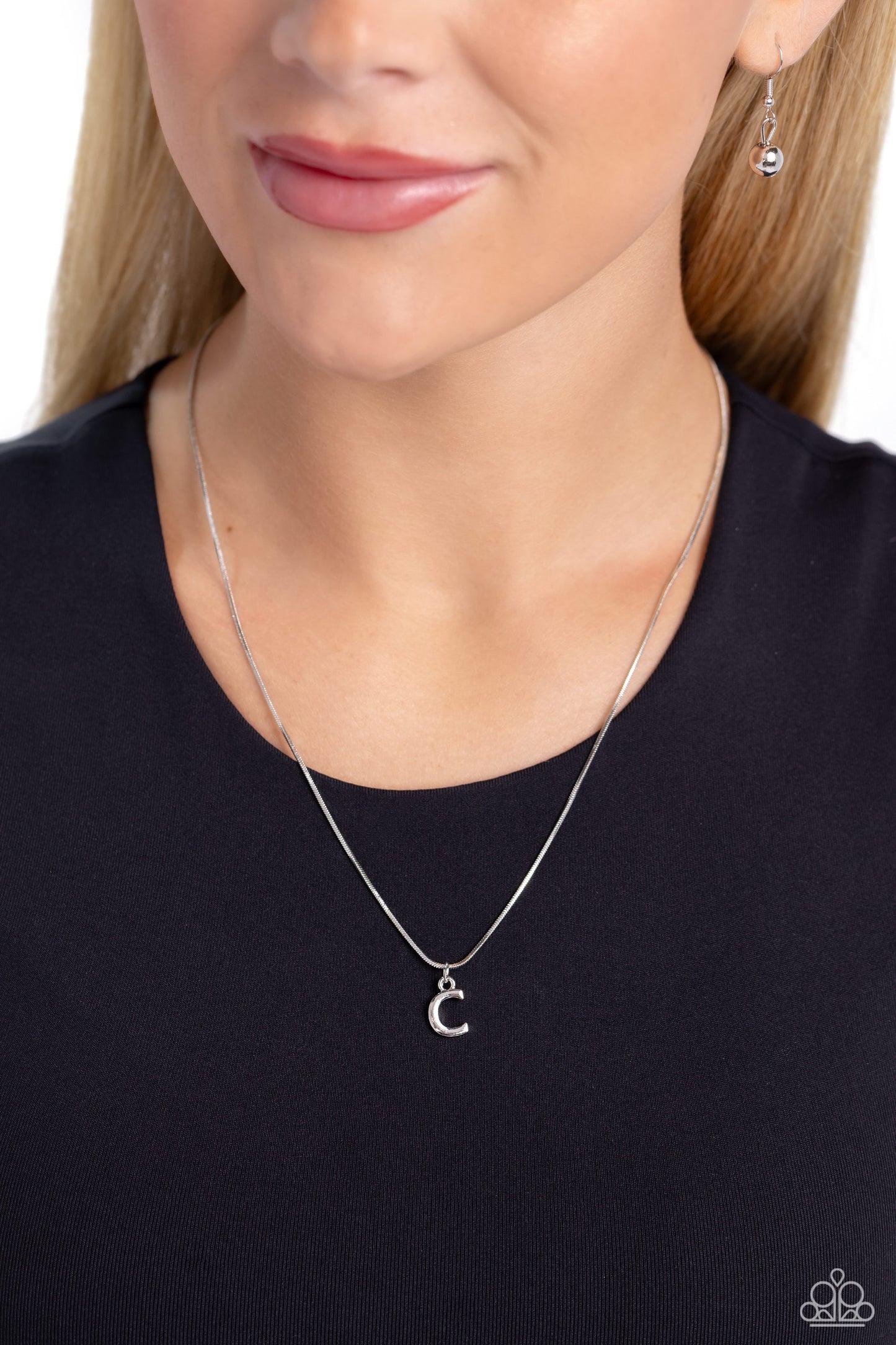 Seize the Initial - C - Silver Necklace