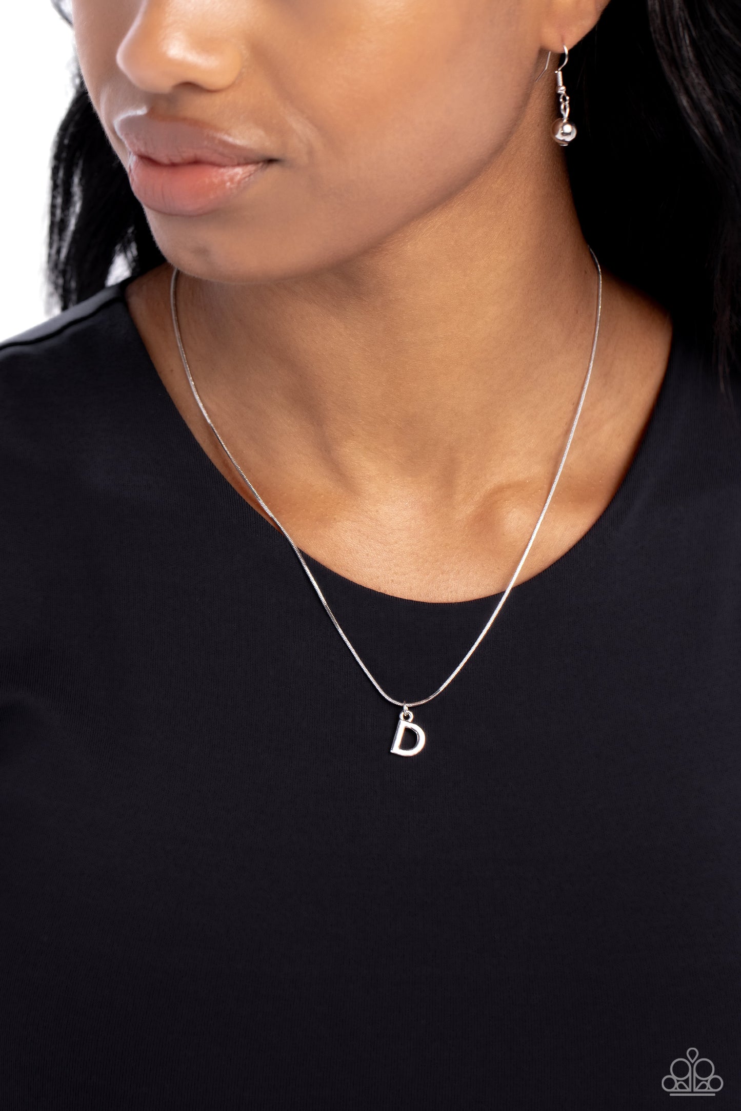 Seize the Initial - D - Silver Necklace