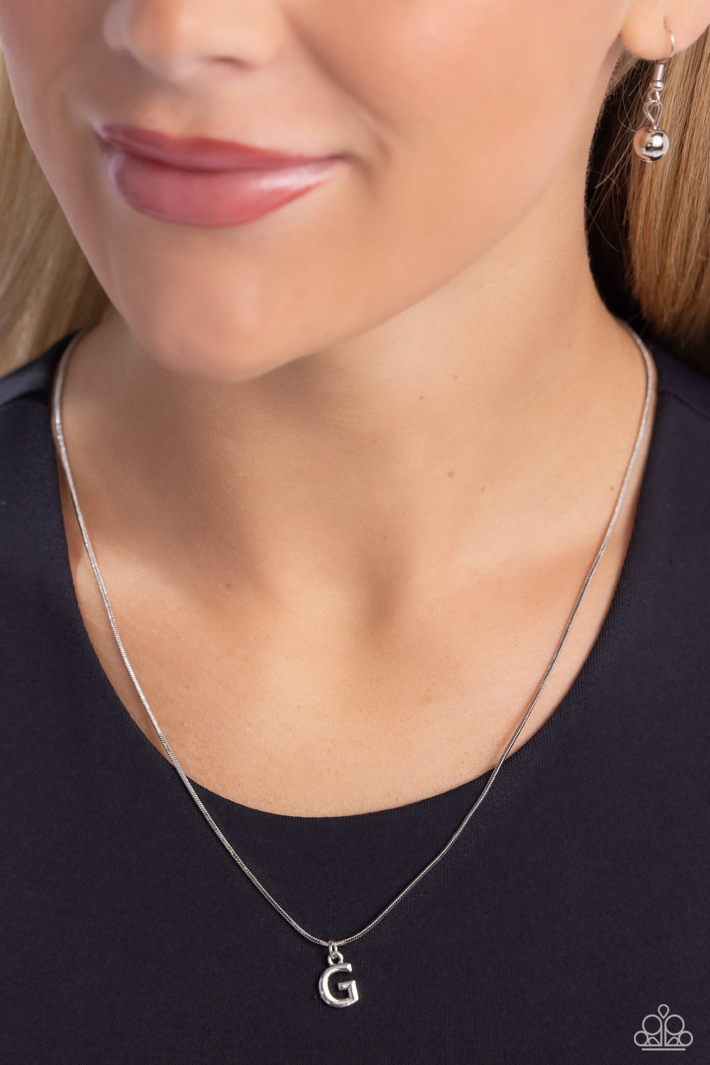 Seize the Initial - G - Silver Necklace