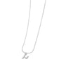 Seize the Initial - H - Silver Necklace