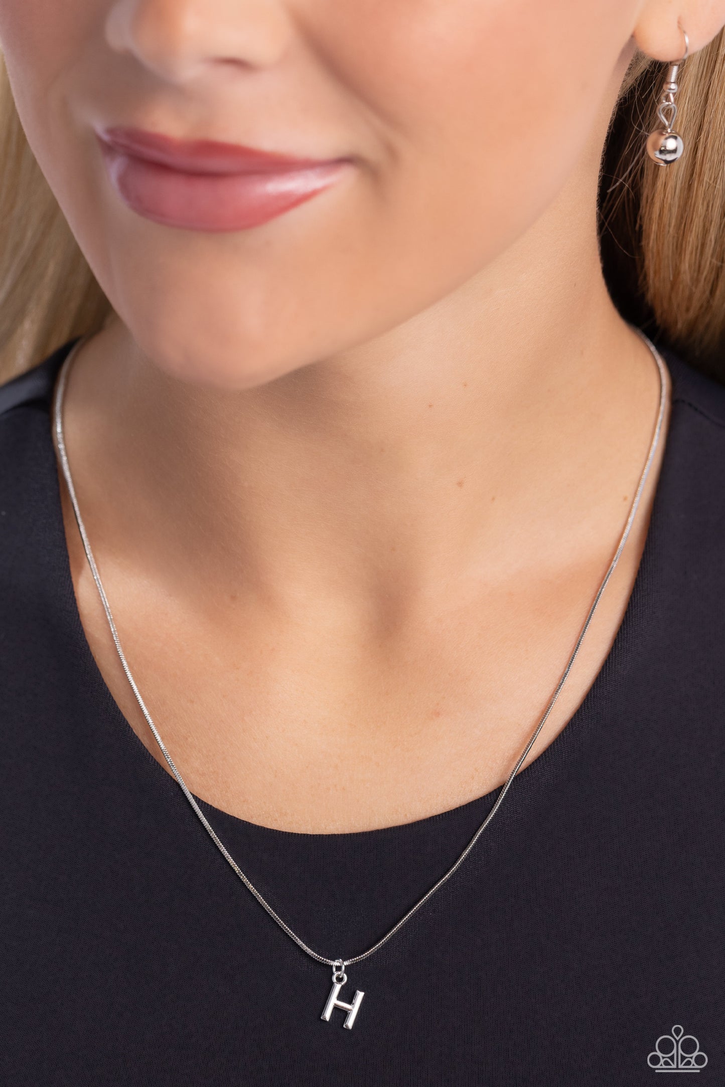 Seize the Initial - H - Silver Necklace