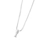 Seize the Initial - I - Silver Necklace