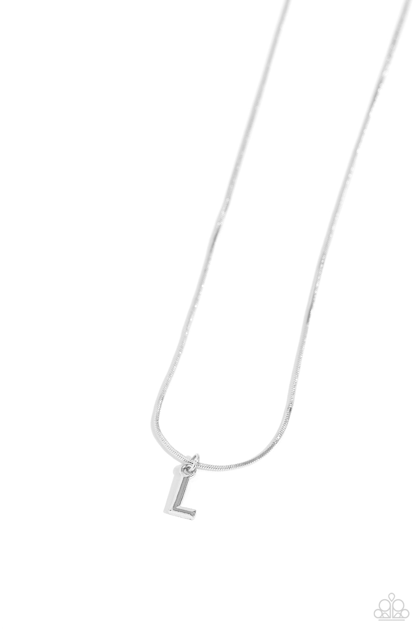 Seize the Initial - L - Silver Necklace