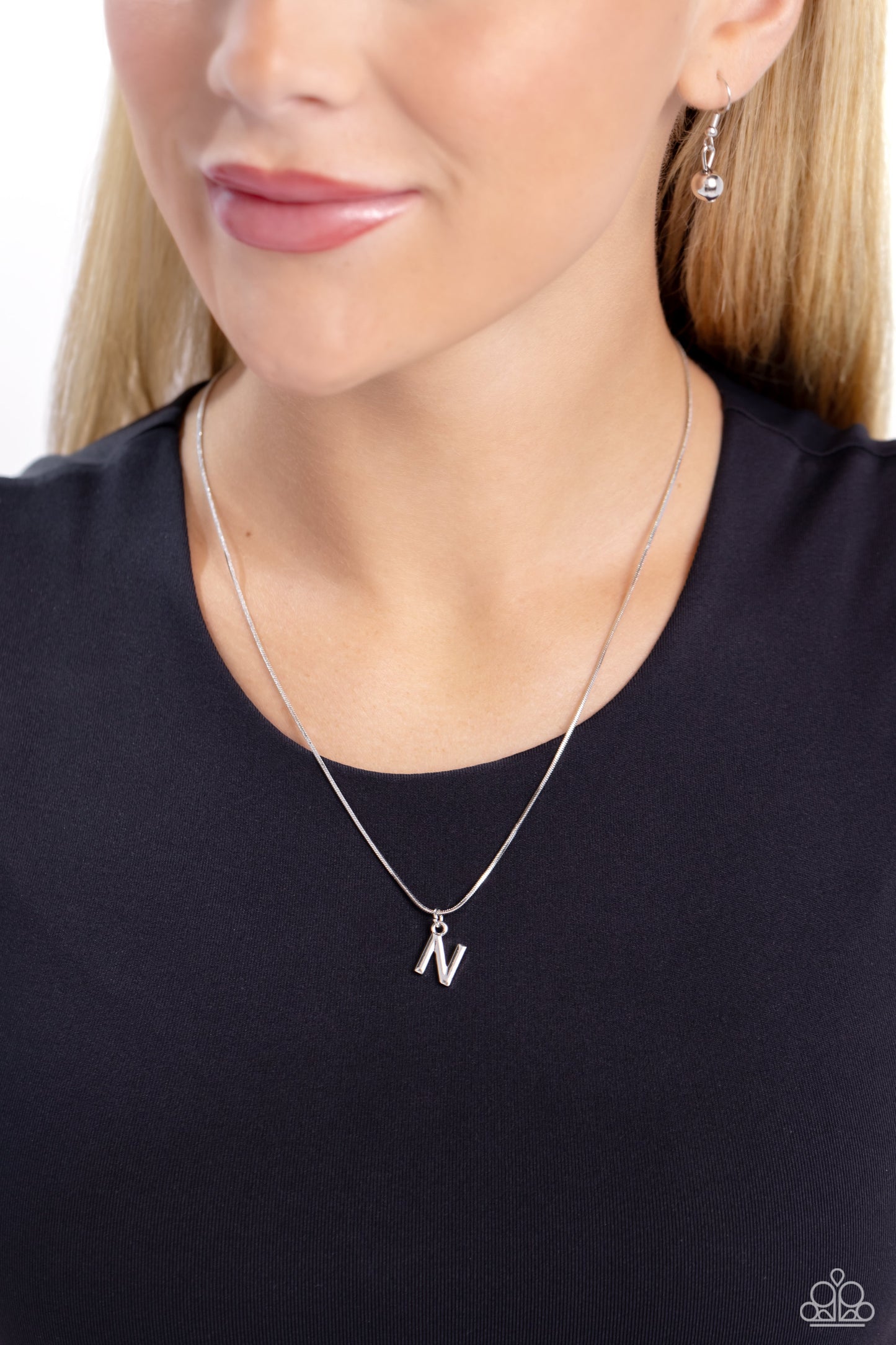 Seize the Initial - N - Silver Necklace