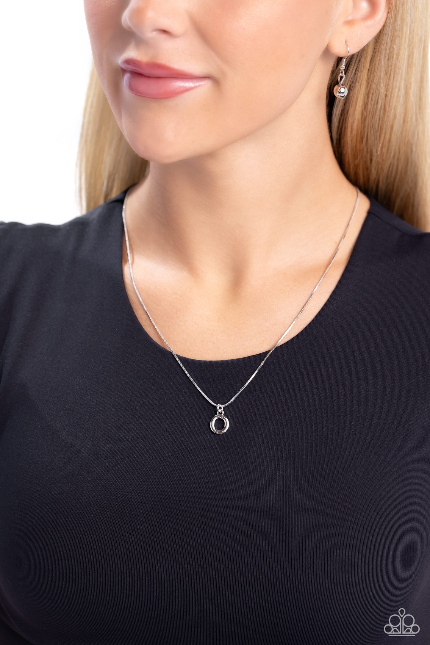 Seize the Initial - O - Silver Necklace