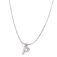 Seize the Initial - P - Silver Necklace