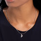 Seize the Initial - P - Silver Necklace