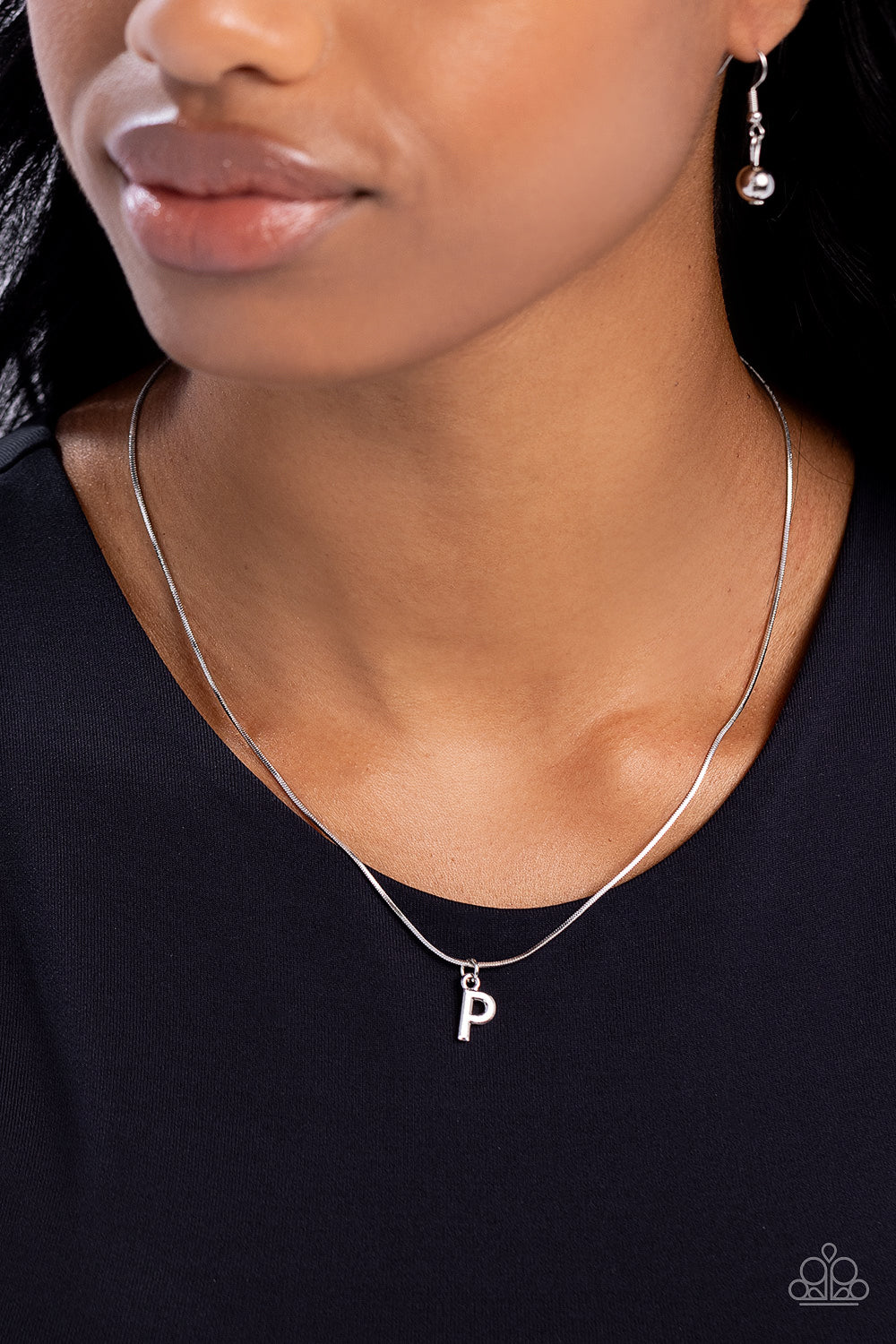 Seize the Initial - P - Silver Necklace