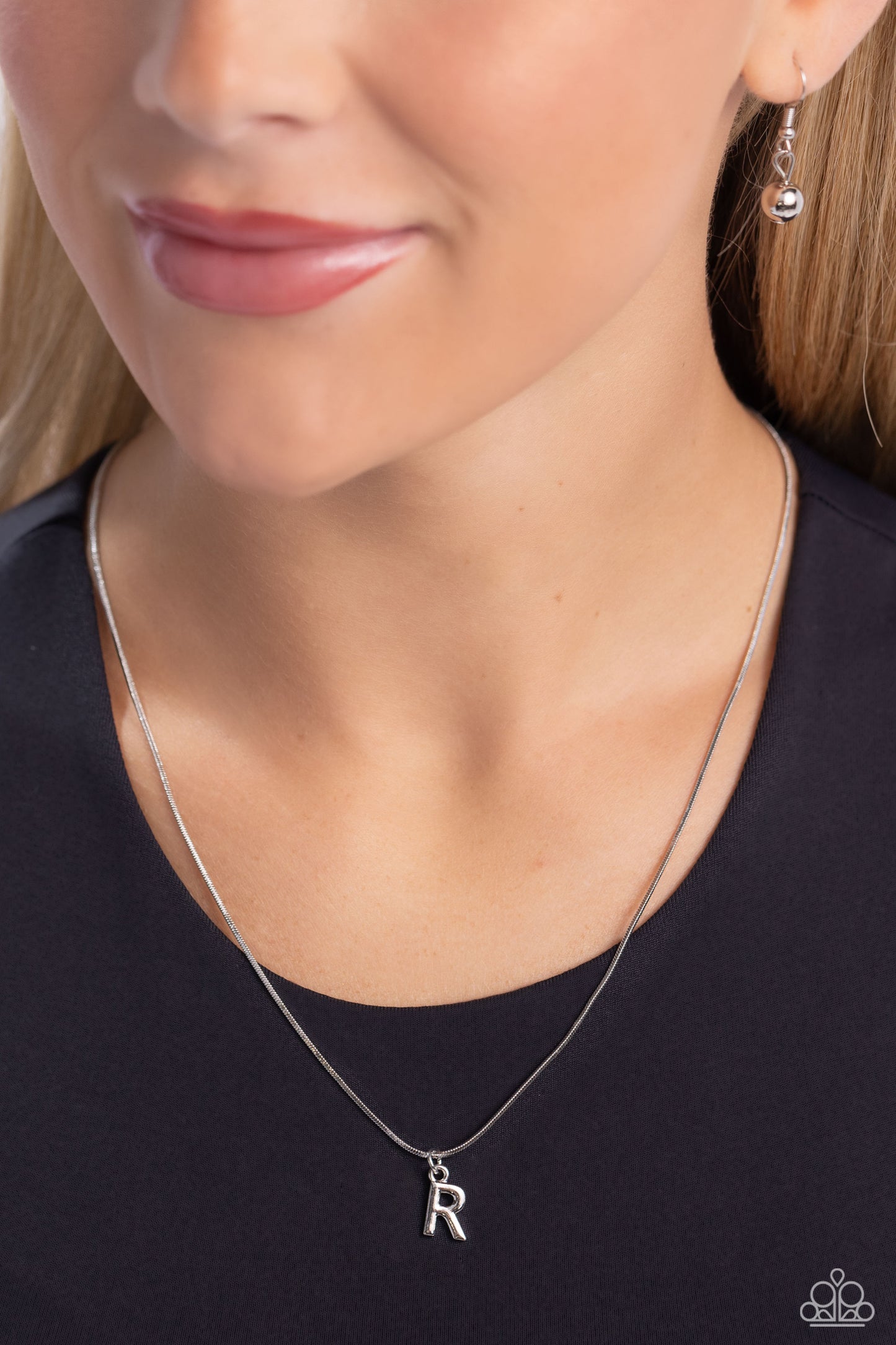 Seize the Initial - R - Silver Necklace