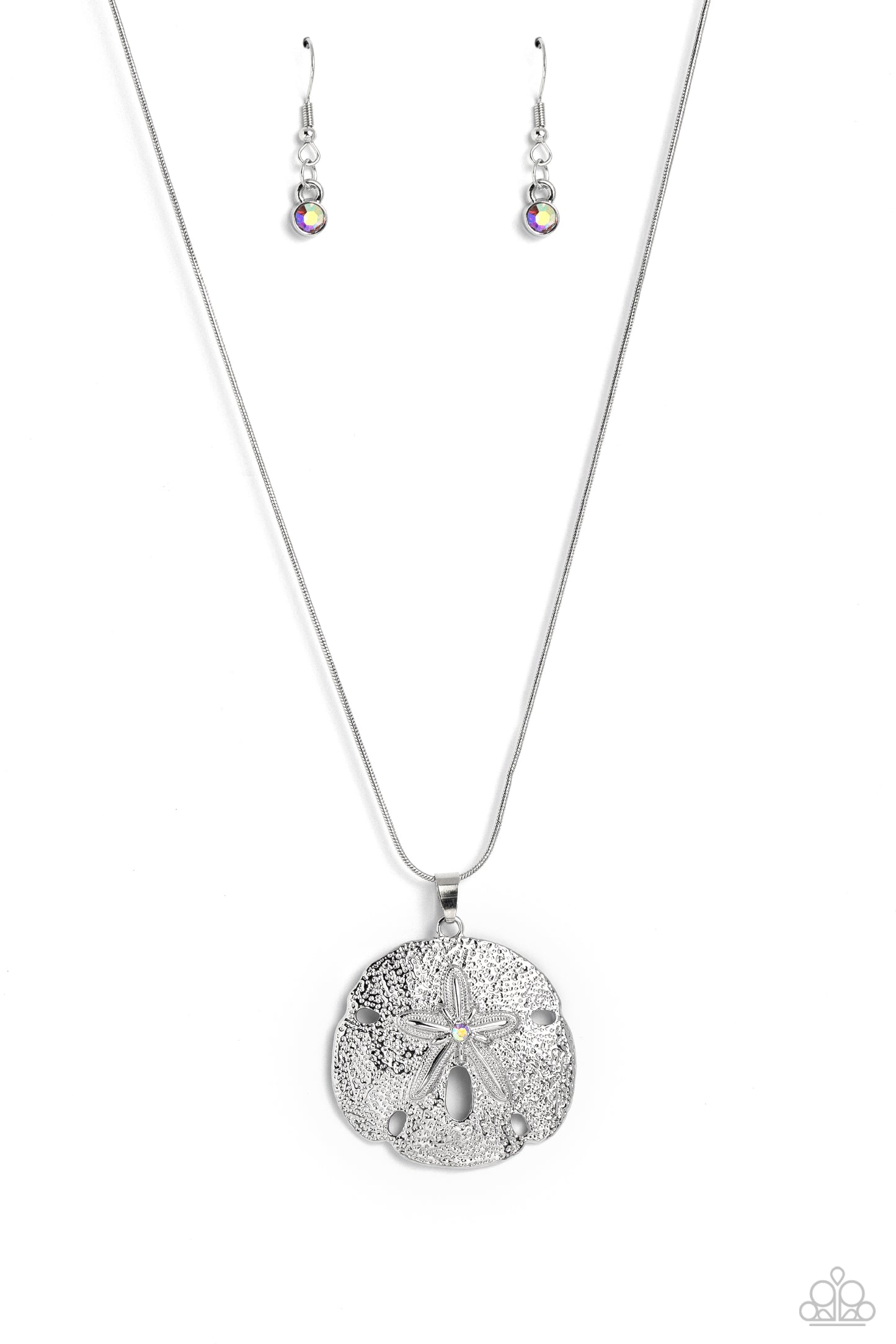 Seize the Sand Dollar - Pink Necklace