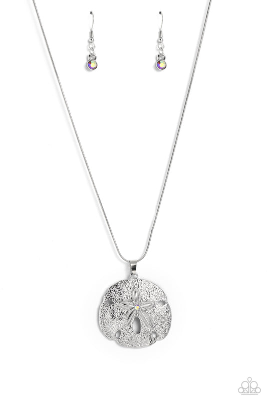 Seize the Sand Dollar - Pink Necklace