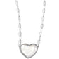 Seize the Sentiment - White Necklace