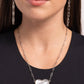 Seize the Sentiment - White Necklace