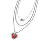 Seize the Sides - Red Necklace