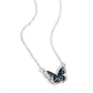 Seize the Smolder - Blue Necklace