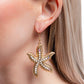 Seize the Starfish - Gold Earring