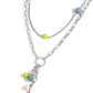 Seize the Swirls - Pink Necklace