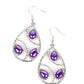 Send the BRIGHT Message - Purple Earring