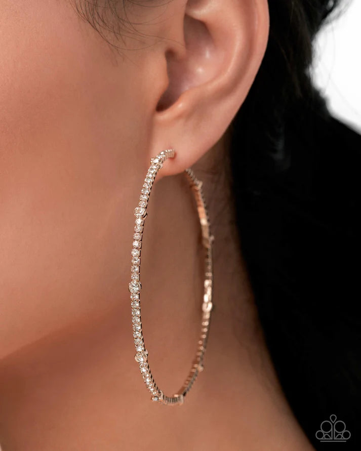 Sensational Squares - Gold - Earring