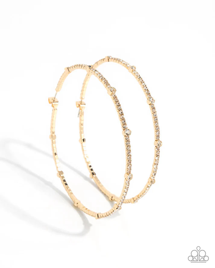 Sensational Squares - Gold - Earring
