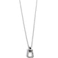 Sensational Stirrup - Black Necklace