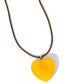 Serene Sweetheart - Yellow Necklace